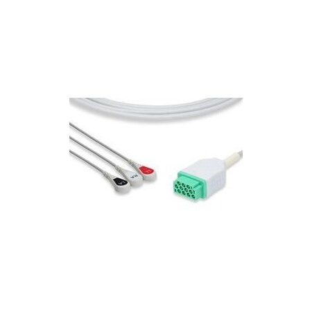 Replacement For Ge Healthcare Vivid 3 DirectConnect Ecg Cables